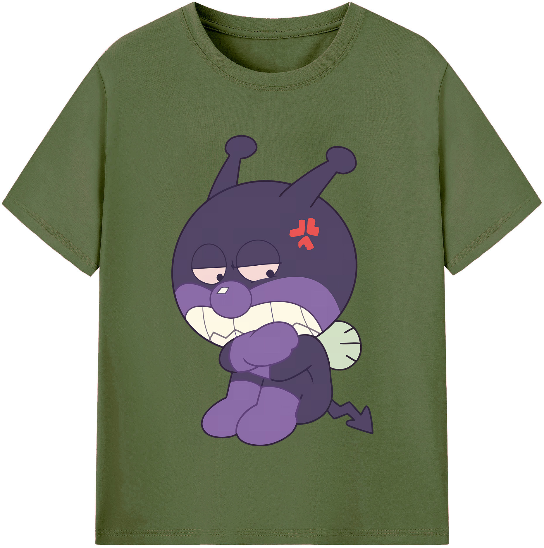 （画像用） アンパンマン Anpanman 綿100％半袖Tシャツ（フロントプリント）